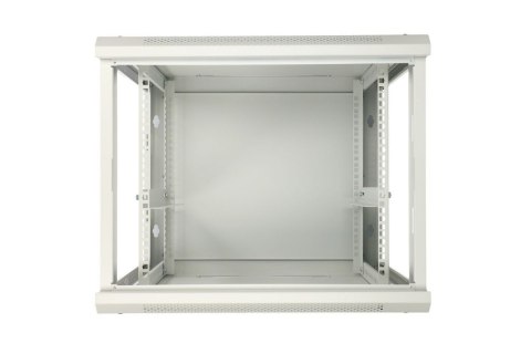 Szafka wisząca rack 9U 600x600 szara metalowe drzwi Szafka wisząca rack 9U 600x600 szara metalowe drzwi