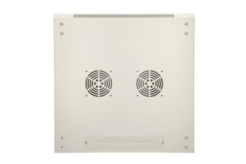 Szafka wisząca rack 9U 600x600 szara metalowe drzwi Szafka wisząca rack 9U 600x600 szara metalowe drzwi