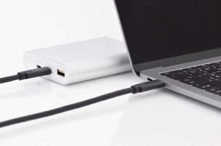 Kabel połączeniowy USB 3.1 Gen.2 SuperSpeed+ 10Gbps Typ USB C/USB C M/M, Power Delivery 1m Czarny
