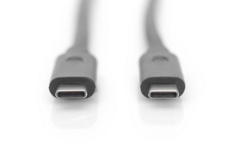 Kabel połączeniowy USB 3.1 Gen.2 SuperSpeed+ 10Gbps Typ USB C/USB C M/M, Power Delivery 1m Czarny