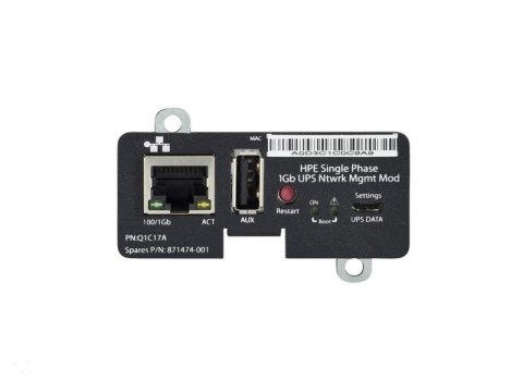 Moduł zarządzający do UPS Single Phase 1Gb Q1C17A