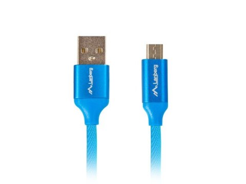 Kabel Premium USB micro BM - AM 2.0 1m niebieski QC 3.0 Kabel Premium USB micro BM - AM 2.0 1m niebieski QC 3.0