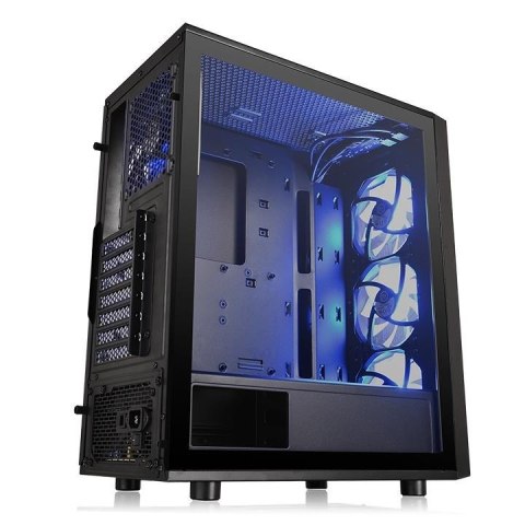 Obudowa Versa J25 RGB szkło hartowane, Czarna Obudowa Versa J25 RGB szkło hartowane, Czarna