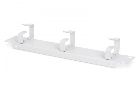 Organizer kablowy poziomy typu RING 10 cali (254mm) 1U 44x254x60mm, (RAL 7035) Szary