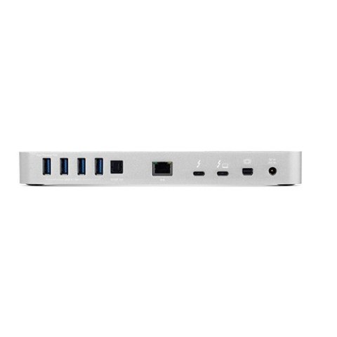 Stacja dokująca Thunderbolt 3 Dock (14 portów, kabel, Mac+Windows) Srebrna