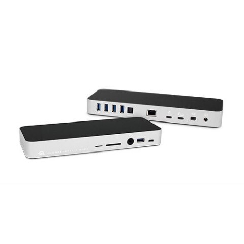 Stacja dokująca Thunderbolt 3 Dock (14 portów, kabel, Mac+Windows) Srebrna