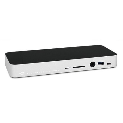 Stacja dokująca Thunderbolt 3 Dock (14 portów, kabel, Mac+Windows) Srebrna