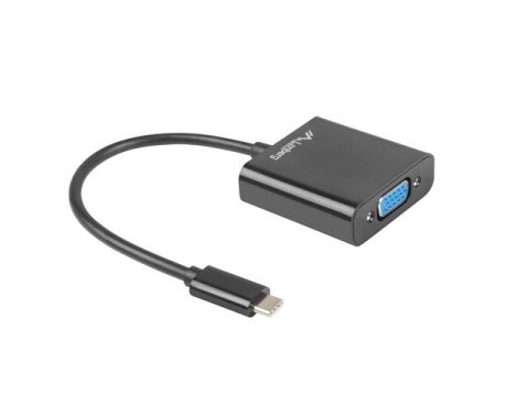 Adapter USB CM - VGA F 15cm czarny