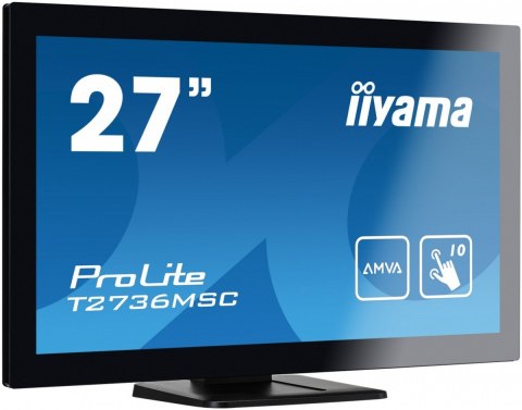 Monitor 27 T2736MSC-B1 AMVA, 10pkt, pojemnościowy, HDMI, DP, USB