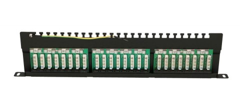 Patchpanel 24 porty 0.5U CAT6 UTP Patchpanel 24 porty 0.5U CAT6 UTP
