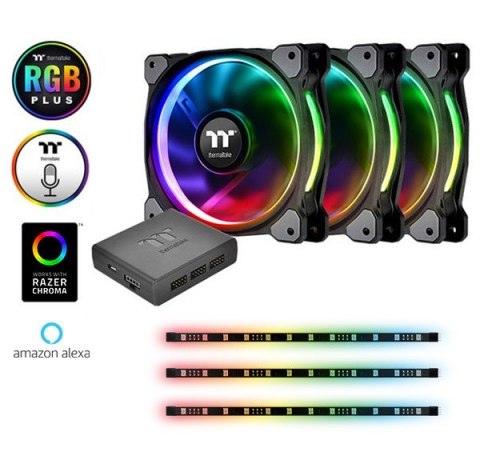 Wentylator Riing 12 RGB Plus Combo 3 sztuki Wentylator Riing 12 RGB Plus Combo 3 sztuki