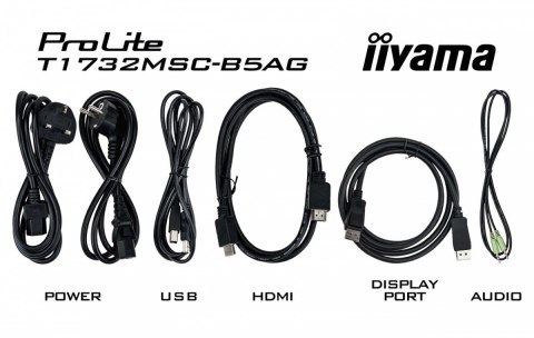 Monitor 17 T1732MSC-B5AG pojemnościowy 10pkt IP54 HDMI DP AG Monitor 17 T1732MSC-B5AG pojemnościowy 10pkt IP54 HDMI DP AG