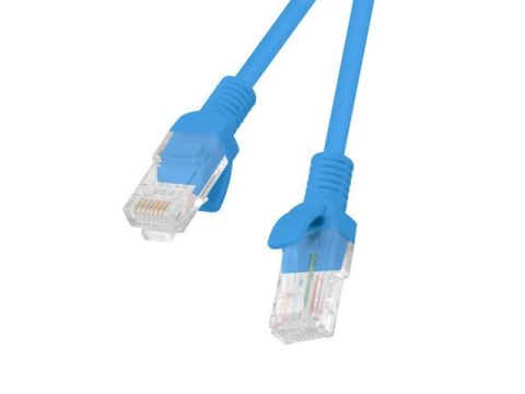 PATCHCORD KAT.5E 0.5M NIEBIESKI FLUKE PASSED LANBERG 10-PACK PATCHCORD KAT.5E 0.5M NIEBIESKI FLUKE PASSED LANBERG 10-PACK