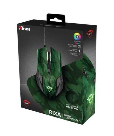 Mysz gamingowa z podkładką GXT 781 kamuflaż