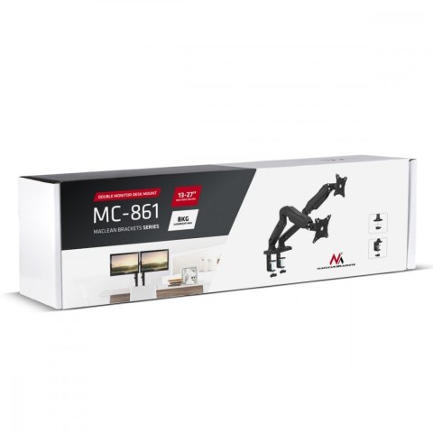 Uchwyt Na 2 Monitory 13-27 8kg MC-861 Uchwyt Na 2 Monitory 13-27 8kg MC-861
