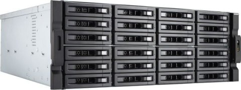 Serwer TS-2483XU-RP-E2136-16G 4U 24-bay NAS DDR4 2666 8GBx2 1GBEx1 10gbE SFP+ x2 PCIe slot x5 800W redundant PSU