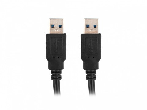 Kabel USB-A M/M 3.0 1.8m Czarny