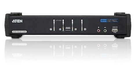 Przełącznik 4-Port USB DVI Dual lin k/Audio KVMP CS1784A Przełącznik 4-Port USB DVI Dual lin k/Audio KVMP CS1784A