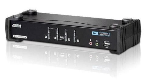 Przełącznik 4-Port USB DVI Dual lin k/Audio KVMP CS1784A Przełącznik 4-Port USB DVI Dual lin k/Audio KVMP CS1784A