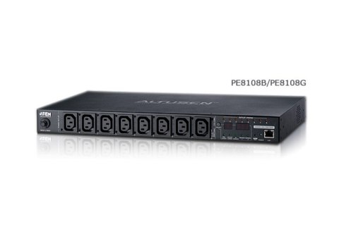 Listwa PDU 10A 8-Outlet 1U z pomiarem PE8108G-AX-G