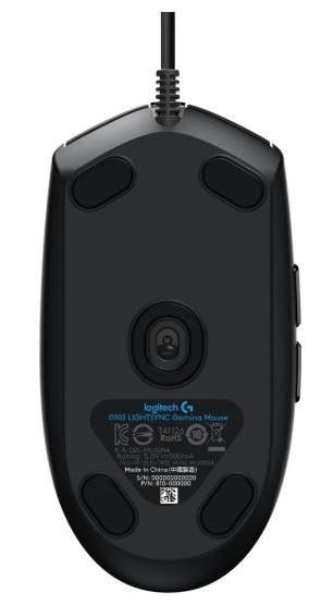 Mysz G102 Lightsync Gaming Mouse czarna