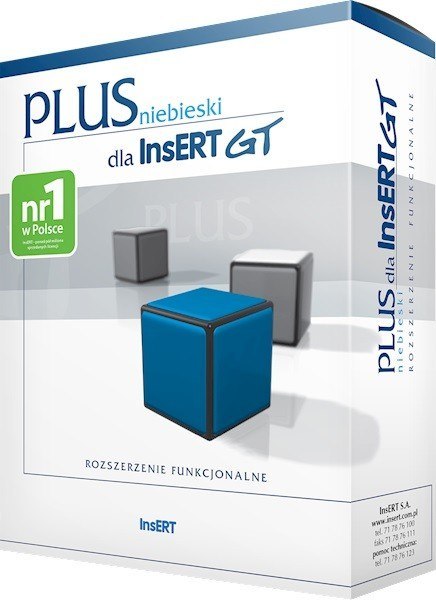 Oprogramowanie Niebieski Plus dla InsERT GT ESD NPLUSLE Oprogramowanie Niebieski Plus dla InsERT GT ESD NPLUSLE