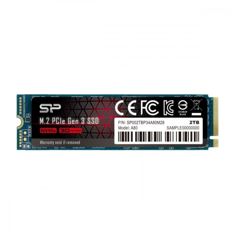 Dysk SSD A80 2TB M.2 PCIe 3400/3000 MB/s NVMe Dysk SSD A80 2TB M.2 PCIe 3400/3000 MB/s NVMe