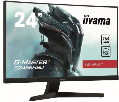 Monitor 23.6 cale G2466HSU-B1,FHD,VA,165HZ,1500R,1MS,DP,HDMIx2,USBx2 Monitor 23.6 cale G2466HSU-B1,FHD,VA,165HZ,1500R,1MS,DP,HDMIx2,USBx2