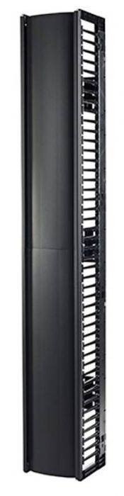 Pionowy organizer kabli AR8765 84x12 dla stelaży 2/4 słupkowych Pionowy organizer kabli AR8765 84x12 dla stelaży 2/4 słupkowych