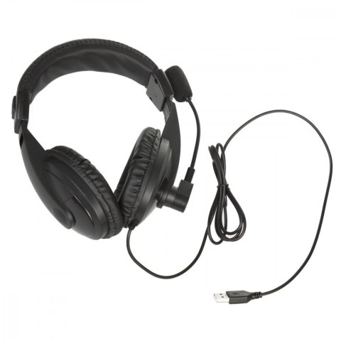 Słuchawki nauszne USB mikrofon AC862 Słuchawki nauszne USB mikrofon AC862