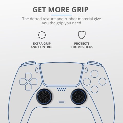 Zestaw nakładek GXT266 4 pak Thumb Grips PS5