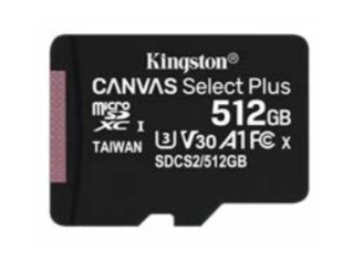 Karta pamięci microSD 512GB Canvas Select Plus 100/85MB/s Karta pamięci microSD 512GB Canvas Select Plus 100/85MB/s