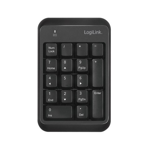 Klawiatura numeryczna Bluetooth v5.1 czarna