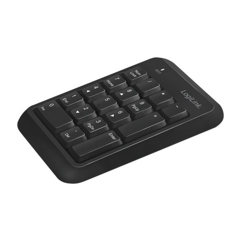 Klawiatura numeryczna Bluetooth v5.1 czarna