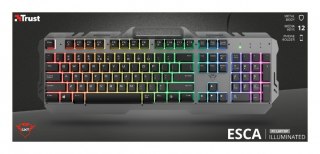 Klawiatura gamingowa przewodowa GXT 853 Esca