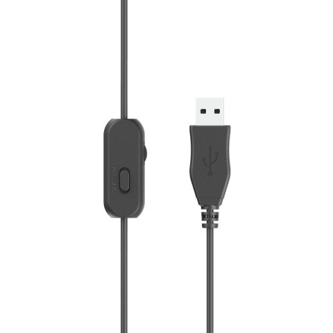 Słuchawki przewodowe OZO USB Czarne Słuchawki przewodowe OZO USB Czarne