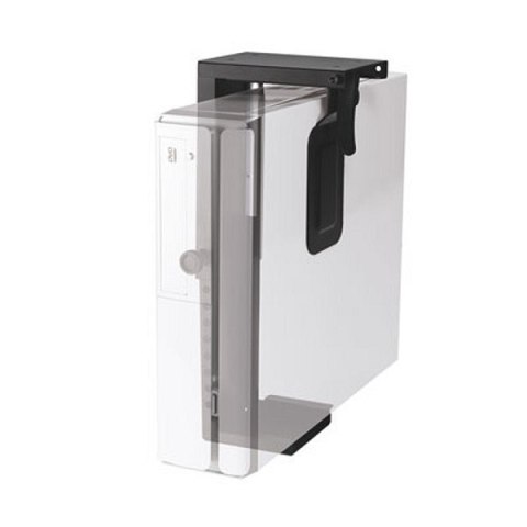 Uchwyt podbiurkowy na monitor PC CPU-D075 BLACK