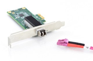 Karta sieciowa przewodowa PCI Express do SFP Gigabit 1000SX MM 1000LX/BX SM Low Profile