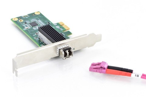 Karta sieciowa przewodowa PCI Express do SFP Gigabit 1000SX MM 1000LX/BX SM Low Profile Karta sieciowa przewodowa PCI Express do SFP Gigabit 1000SX MM 1000LX/BX SM Low Profile