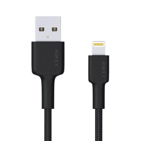 CB-AL05 kabel Lightning - USB-A 2m MFi Apple nylonowy oplot czarny CB-AL05 kabel Lightning - USB-A 2m MFi Apple nylonowy oplot czarny