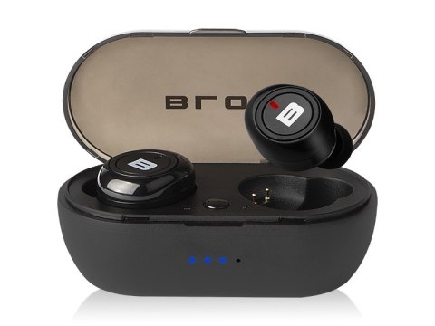 Słuchawki BTE 100 Bleutooth Earbuds czarne Słuchawki BTE 100 Bleutooth Earbuds czarne