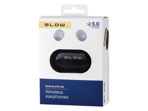 Słuchawki BTE 100 Bleutooth Earbuds czarne Słuchawki BTE 100 Bleutooth Earbuds czarne