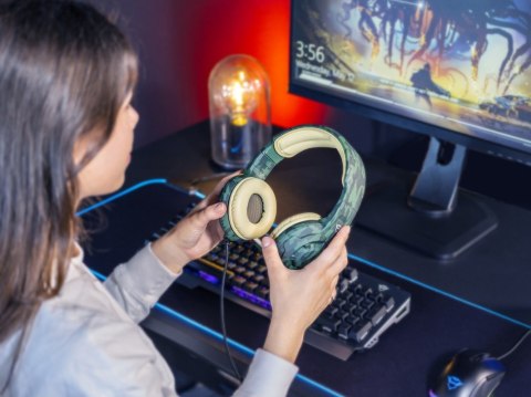 Słuchawki GXT411C Radius dżungla kamuflaż