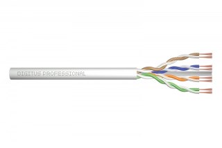 Kabel teleinformatyczny patchcordowy kat.6A, U/UTP, linka, AWG 26/7, LSOH, 305m, szary, karton