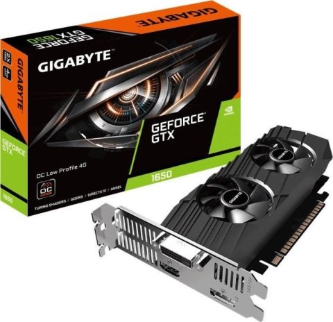 Karta graficzna GeForce GTX 1650 OC LP 4GB 128bit GDDR5 HDMI/DP/DVI