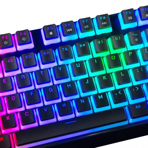 Przewodowa klawiatura mechaniczna RGB PUDDING EDITION czarna Przewodowa klawiatura mechaniczna RGB PUDDING EDITION czarna