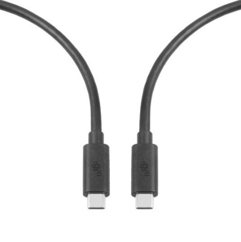 Kabel USB C-USB C 2m 60W 5Gbps USB 3.1 czarny