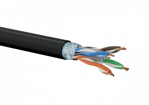 Kabel F/UTP kat.6 PE Zewnętrzny Suchy 305m Kabel F/UTP kat.6 PE Zewnętrzny Suchy 305m