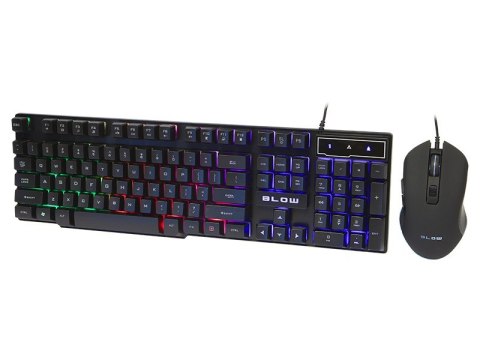 Zestaw gamingowy Klawiatura + mysz Zestaw gamingowy Klawiatura + mysz