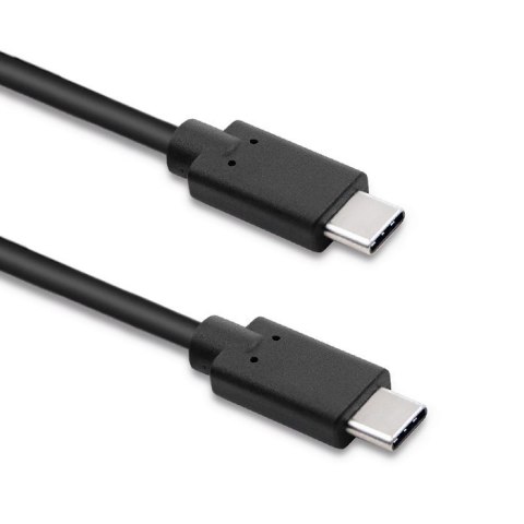 Kabel USB 3.1 typ C męski | USB 3.1 typ C męski | 2m | Czarny Kabel USB 3.1 typ C męski | USB 3.1 typ C męski | 2m | Czarny